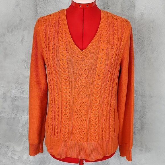Orange sweater from CHAPS CLASSIC - Picture 1 of 9